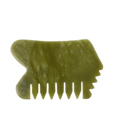 Hapinary 1stk Xiuyan-Jade Massagekamm Head Massager Head massager scratch kamm scratchy massage tools Kamm Jadestein Schabekamm for the head household scratch board hairbrett jade comb