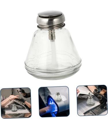 minkissy Nail liquid dispenser Cleaning Solution Bottle Empty Bottle Liquid Bottle Liquid Holder Liquid Container Manicure Bottle nail Glass Stainless Steel - Buy Online on GoSupps.com