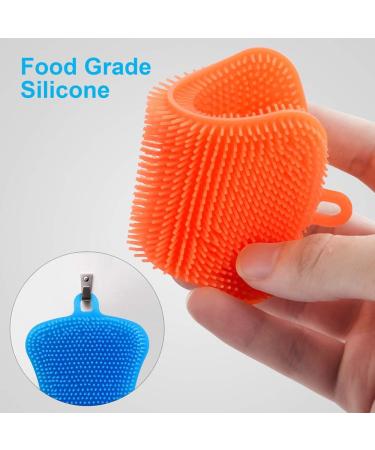 3PCS OstWony Silicone Dish Sponges - Durable Food-Grade Kitchen Sponge Set - Buy Online on GoSupps.com
