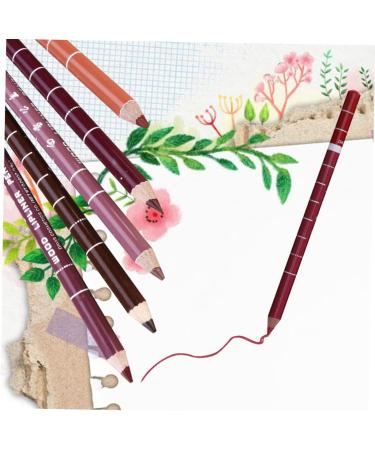  BIUDECO 12 Pieces Lip Pencil Eyebrow Pen Lip Liner Lip Makeup Set Waterproof Eyebrow Pencil Set Pipliner Pencil Set - Buy Online on GoSupps.com