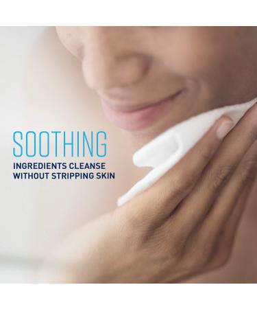 Cetaphil Gentle Skin Cleansing Cloths for Dry Sensitive Skin - 25 ct. Unscented Wipes - Buy Online on GoSupps.com