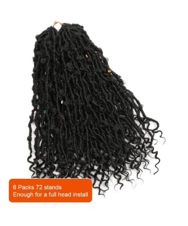 Burgundy Twist: New Butterfly Locs Crochet Hair 20inch Goddess Locs for Black Women - 6 Packs Pre-Looped Braids (20inch T/BUG) - Buy Online on GoSupps.com