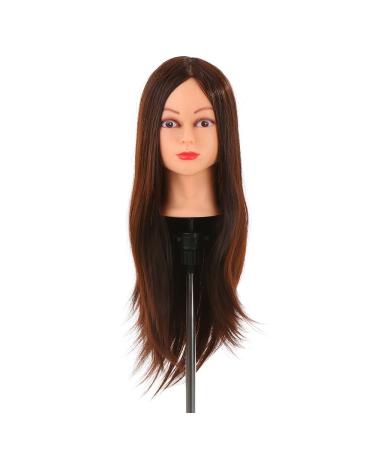 24" Practice Head Hairstyles Training Head Dummy Heads for Hairdressers with Holder Tipo 3