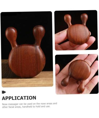 FRCOLOR Grattoir Nez En Bois De Santal Outils Pour Le Visage Gua Sha Massage Du Visage Masseur De Nez Outil De R flexologie Faciale Masseur Corporel Dispositif De Ventouses Pour Le - Buy Online on GoSupps.com