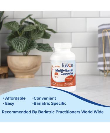Bariatric Fusion High ADEK Multivitamin Capsule 90ct - Iron 45mg | For Duodenal Switch Surgery | Easy to Swallow | Unflavored - Buy Online on GoSupps.com