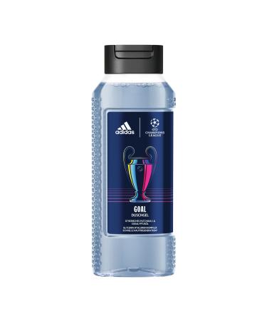 adidas adidas UEFA Champions League Goal Edition Shower Gel with Fresh Green Fern Scent Long Lasting with Natural Essential Oils for Men 250 ml
