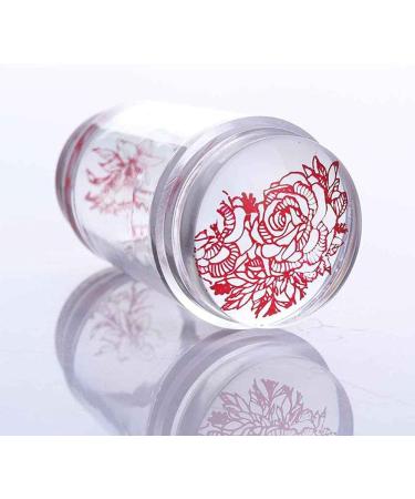 Clear Double-Head Nail Stamp & Template - Soft Silicone Nail Art Gel Printing Tool for DIY French Manicure - Fast & Easy Nail Polish Transfer - Buy Online on GoSupps.com