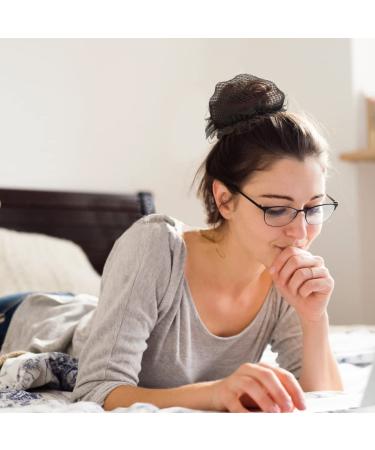 Shop Stylish Hair Network Bun - Mesh Hair Nets with Elastic Edge Reusable Includes 20 Golden Hairpins - Perfect Invisible Bun for Women (3 Pieces) - Buy Online on GoSupps.com