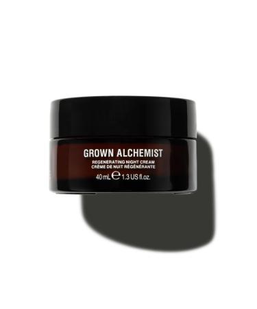 Grown Alchemist Regenerating Night Cream 40ml Anti-Aging Moisturizer for Firming Collagen Boost & Wrinkle Reduction Green Tea & Grape Seed Oil