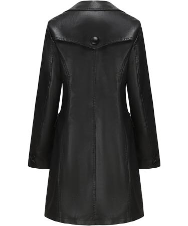 Buy Hehiy Women's Faux Leather Biker Jacket - Stylish Red & Black Moto Jackets for Work & School - Buy Online on GoSupps.com