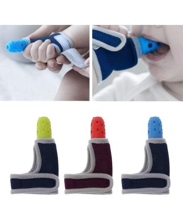 ShowkingL Baby Finger Protector | Stop Thumb Sucking Wrist Band | Baby Care Gloves & Teether Pacifier for Newborns - Buy Online on GoSupps.com