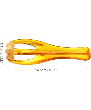 VOCOSTE Hand Finger Massager - Double Trigger Point Relief | ABS Orange - International Shipping Available - Buy Online on GoSupps.com