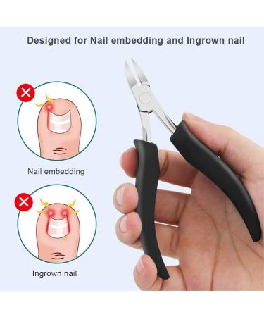 Daijianbin 10 Pieces Pedicure Tool Nail Care Kit Ingrown Toes Nail Removal Correction Clippers Toe Nail File Lifter Ingrown Tools Kit - Buy Online on GoSupps.com
