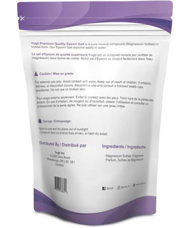 Yogti Epsom Bath Salt with Lavender Oil 10 pound (Packaging May Vary) & Eucalyptus Epsom Salt 10 pound 4.53 kg (Pack of 1) Salt + Eucalyptus Epsom Salt 10 pound - Buy Online on GoSupps.com