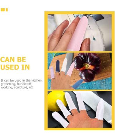 100pcs Pure Cotton Finger Cots - Breathable & Wear-Resistant Finger Protectors for Household & Multi-Function Use - Portable Finger Sleeves - Buy Online on GoSupps.com