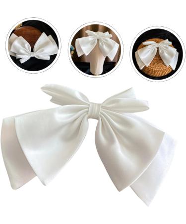 DOITOOL Bow Hairpin Headwear for Women Spring Hair Clips Hair Bow Barrettes Bow Wedding Barrettes Hair Barrettes Bow Spring Hair Barrette Bride Decorate Alloy White Modeling - Buy Online on GoSupps.com