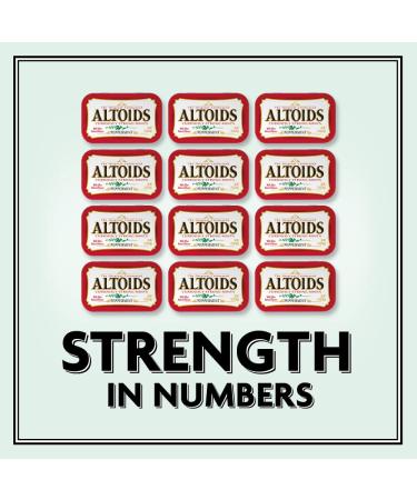 Altoids Classic Peppermint Breath Mints 1.76oz Tin - Pack of 12 - Buy Online on GoSupps.com