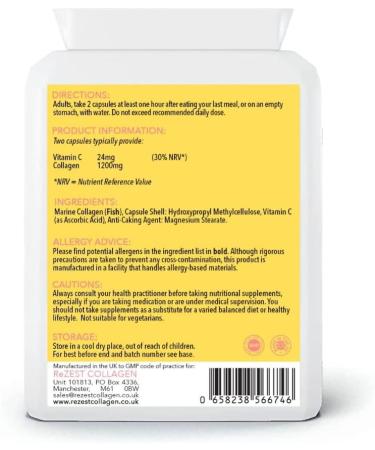  ReZEST Marine collagen with vitamin C - Buy Online on GoSupps.com