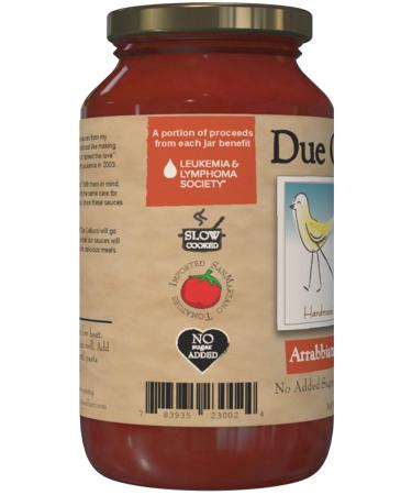 Due Cellucci Arrabbiata Tomato Sauce (Spicy) Pack of 2 - Authentic Italian Flavor - Buy Online on GoSupps.com