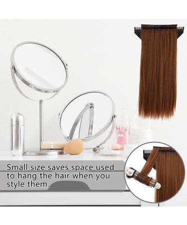 Hair Holder 2 Pieces Acrylic Hair Hanger Portable Holder Wig Storage Rack Hair - Buy Online on GoSupps.com