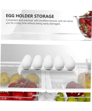 Zerodeko Refrigerator Eggs Acrylic Egg Holder Egg Carrier Egg Holder Fridge Organizer Can Put Storage Box - Buy Online on GoSupps.com