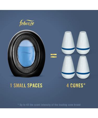 Febreze Ocean Small Spaces 4 Pack Air Freshener - 0.25 fl oz, Odor Fighter - Best Price & Deals - Buy Online on GoSupps.com
