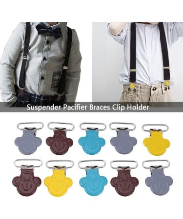 10-Pack Mini Monkey-Shaped Schnuller Braces Clips Cute & Clever Holder for Bibs and Toys - Buy Online on GoSupps.com