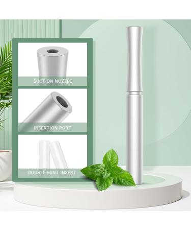 Healthy Air Flavored Device,Natural Plant Core,Helps to Quit Bad Habits,Durable Silver-Personal use-1225 - Buy Online on GoSupps.com