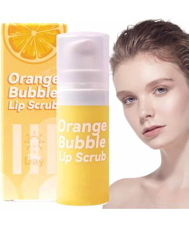 Lippenscrub Bubble Lip Scrub Exfoliator & MoisturizerLip Exfoliator Scrub Bubble Lip Scrubs Lip Sugar Scrub Lip Care voor Schrale Lippen Lip Scrubber Qihuyi Oranje - Buy Online on GoSupps.com