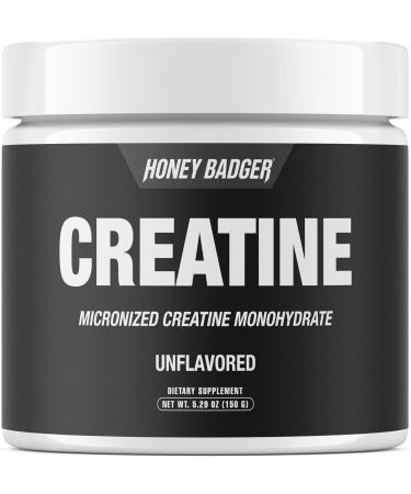 Honey Badger Pre Workout Powder | Micronized Creatine Monohydrate | Muscle Growth & Recovery | Natural Energy for Men & Women | Sugar Free & Paleo | 30 Servings - Buy Online on GoSupps.com