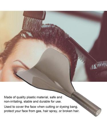 Professional Hairdressing Face Cover - Transparent Gray Hairspray Shield for Salon Styling Tools - Buy Online on GoSupps.com