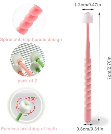 HDKAJL 360 Nano Toothbrush Set - 2 Soft Bristles 10 000 Cleaning Bumps Ergonomic Handle Gentle on Gums - Ideal for Adults - Buy Online on GoSupps.com