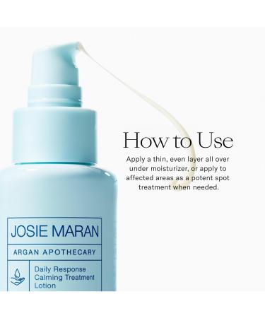 Josie Maran Argan Apothecary Daily Response Moisturizing Lotion - 2-in-1 Redness Reducing Face Lotion with Sulfur & Tea Tree Oil for Oily Skin - 1.7 fl oz International Shipping Available - Buy Online on GoSupps.com