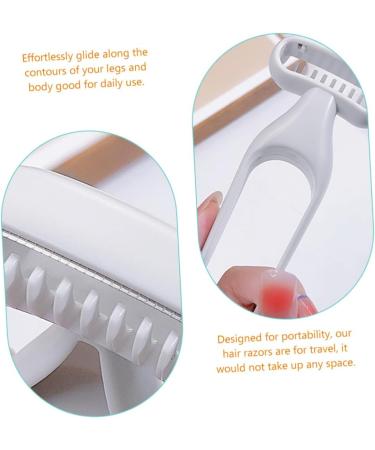 Angoily 2-in-1 Armpit Knife & Face Epilator Razor for Women - Body Hair Removal Tool & Eyebrow Shaper - Gray 13x5cm - Buy Online on GoSupps.com