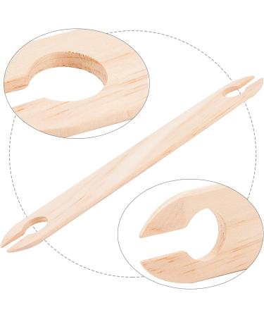 NBEADS 2 Pcs Wood Knitting Looms Shuttles | Wooden Weaving Shuttle Loom Machine Accessories for DIY Sweater Scarf Tapestry Weaving - Blanched Almond (2pcs) - Buy Online on GoSupps.com