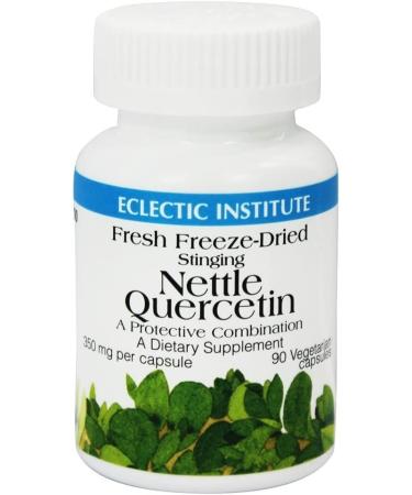 Eclectic Institute Fresh Freeze-Dried Nettle & Quercetin 350mg - 90 Non-GMO Veg Caps - Buy Online on GoSupps.com