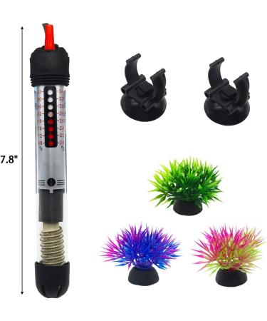 Bnzaq Aquarium Heater - Adjustable Submersible Thermostat Heater (25W-300W) - Buy Online on GoSupps.com