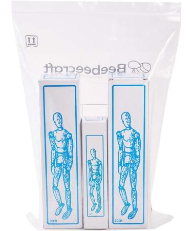 WANDIC Wooden Manikin Blockhead 4 Pcs - Medium Size Wood Artist Figure Doll Model for Sketch Charcoal and Desk Decoration - Buy Online on GoSupps.com