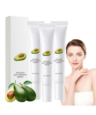 Eye Cream Avocado,Multi-Repairing and Anti-Aging Eye Cream with Avocado, Anti-Aging Eye Contour with Avocado, Instantly Removes Bags, Dark Circles,Firming Delicate Skin,Eye Contour Creams (3)