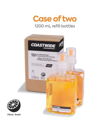J-Series Antibacterial Foam Hand Soap - Citrus Scent 1200 mL 2/Carton | International Shipping Available - Buy Online on GoSupps.com