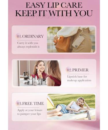 Lip Scrub Moisturizing Hydration Lip Balm Care Assorted Shades Natural Organic Formula Lightweight Smooth Hydrating Natural Lip Moisturizer for Dry Cracked Lips - Buy Online on GoSupps.com