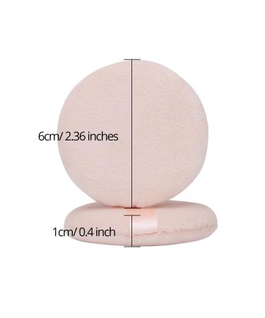 Senkary 8-Pack Cotton Powder Puffs 2.36 Inch for Loose Face Foundation Powder - Beige (Pack of 8) - Buy Online on GoSupps.com