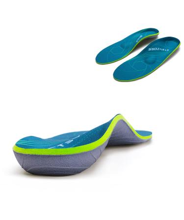 STSVZORR Orthopedic Insoles Plantar Fasciitis Arch Support Flat Feet Heel Spurs and Foot Pain Running Shock Absorption Insert Men (6-6 1/2) | Women (8-8 1/2) MEN (6-6 1/2) | WOMEN (8-8 1/2) --250MM-9.87" Armygreen