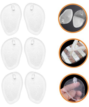 Beaupretty 3 Pairs Silicone Forefoot Pads for Sandals & Flip-Flops | Gel Toe Protectors & Foot Protection Insoles - Buy Online on GoSupps.com