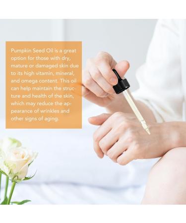 Organic Cold-Pressed Pumpkin Seed Oil for Hair Growth & Moisture | Nourish Hair Eyelashes Eyebrows & Skin - Buy Online on GoSupps.com