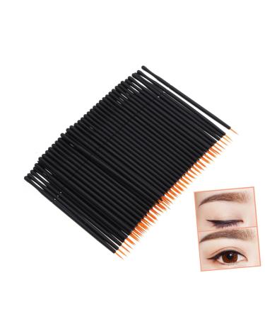 Ipetboom 100pcs Applicator Eyeliner Wand Disposable Beauty Makeup Tools Golden