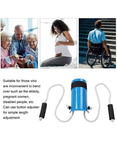 CROCRK Sock Aid with Foam Handle for Putting on Socks/Sock Assist Slider Putting Socks Avoid Bending Adjustable Sock Helper for Elderly Pregnant Women Disabled and Handicapped Elderly (Blue) - Buy Online on GoSupps.com