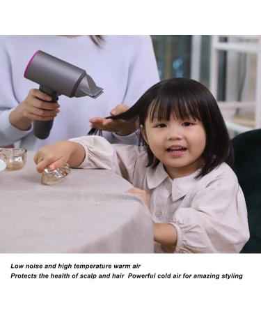 Portable Cordless Handheld Hair Dryer for Home and Travel - Rechargeable Cold Hot Blow Dryer - Gray 100-240V - Lightweight and Convenient Hair Styling Tool(USA) - Buy Online on GoSupps.com