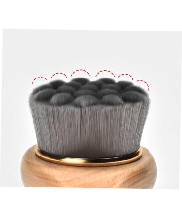 minkissy Facial Cleaning Brush Face Scrubbers Dry Brush Exfoliating Face Brush Wooden Skin Scrubbers Skin Cleaning Brush Facial Brush Exfoliating Facial Brush Makeup Remover Wooden Handle - Buy Online on GoSupps.com
