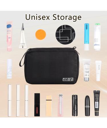 Januts Hanging Travel Toiletry Bag for Women Mens Wash Bag Make up Bags Waterproof Travel Toiletries Makeup Bag Girls Multifunctional Cosmetic Organizer with 2 Drawstring Bags Black - Buy Online on GoSupps.com